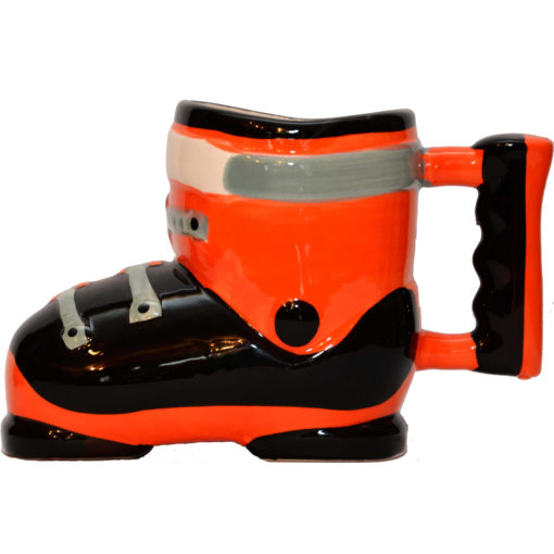 Mug chaussure ski orange – Image 2