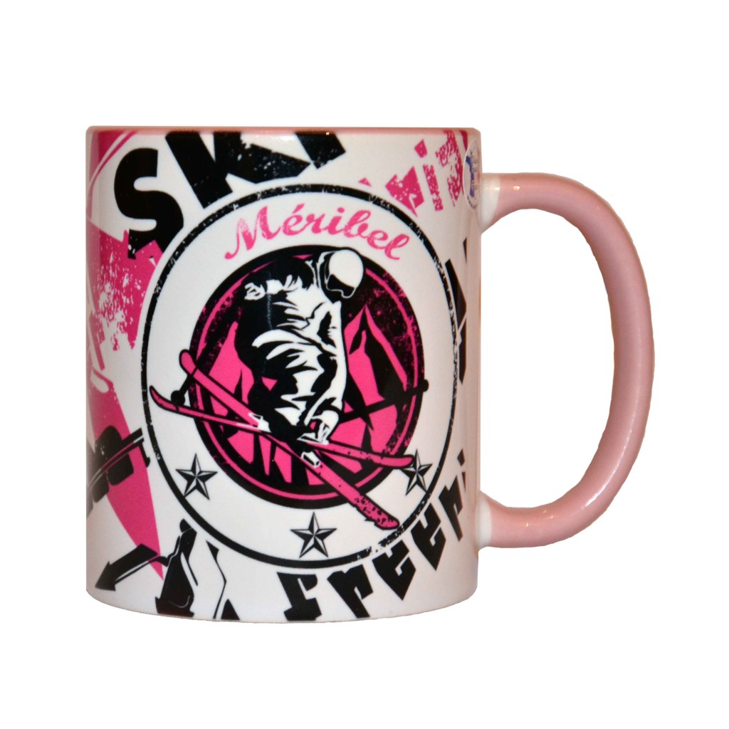 Mug Ski Freestyle Rose Méribel