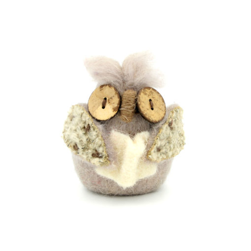 Hibou Brun Lisant un Livre