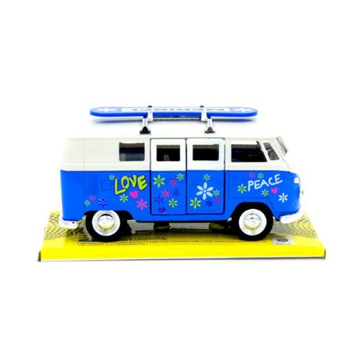 Volkswagen Combi Bleu avec surf – Image 3