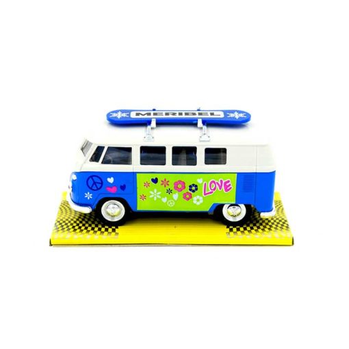 Volkswagen Combi Bleu avec surf