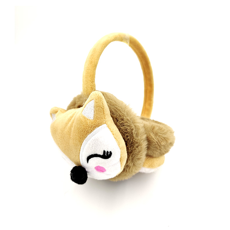 Cache-oreilles chien beige