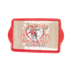 Plateau "Skieurs vintage"