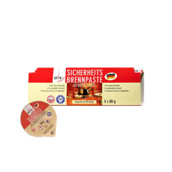 Pâte à combustible pour fondue