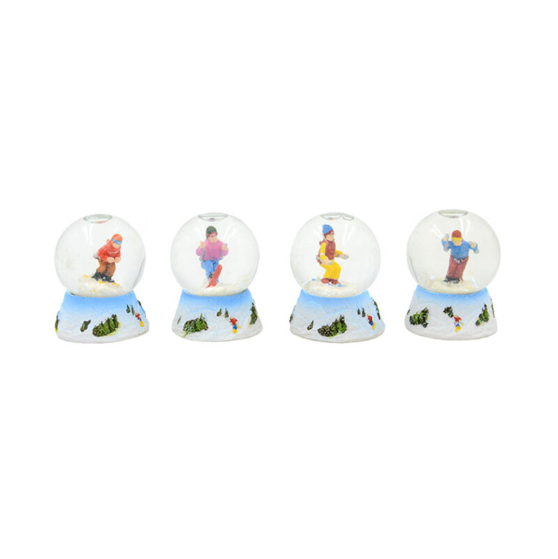 Baker Ross AX490 Boules À Neige De Noël À Colorier - Paquet De 4, Créez Vos Propres Artisanats Festifs pour Noël