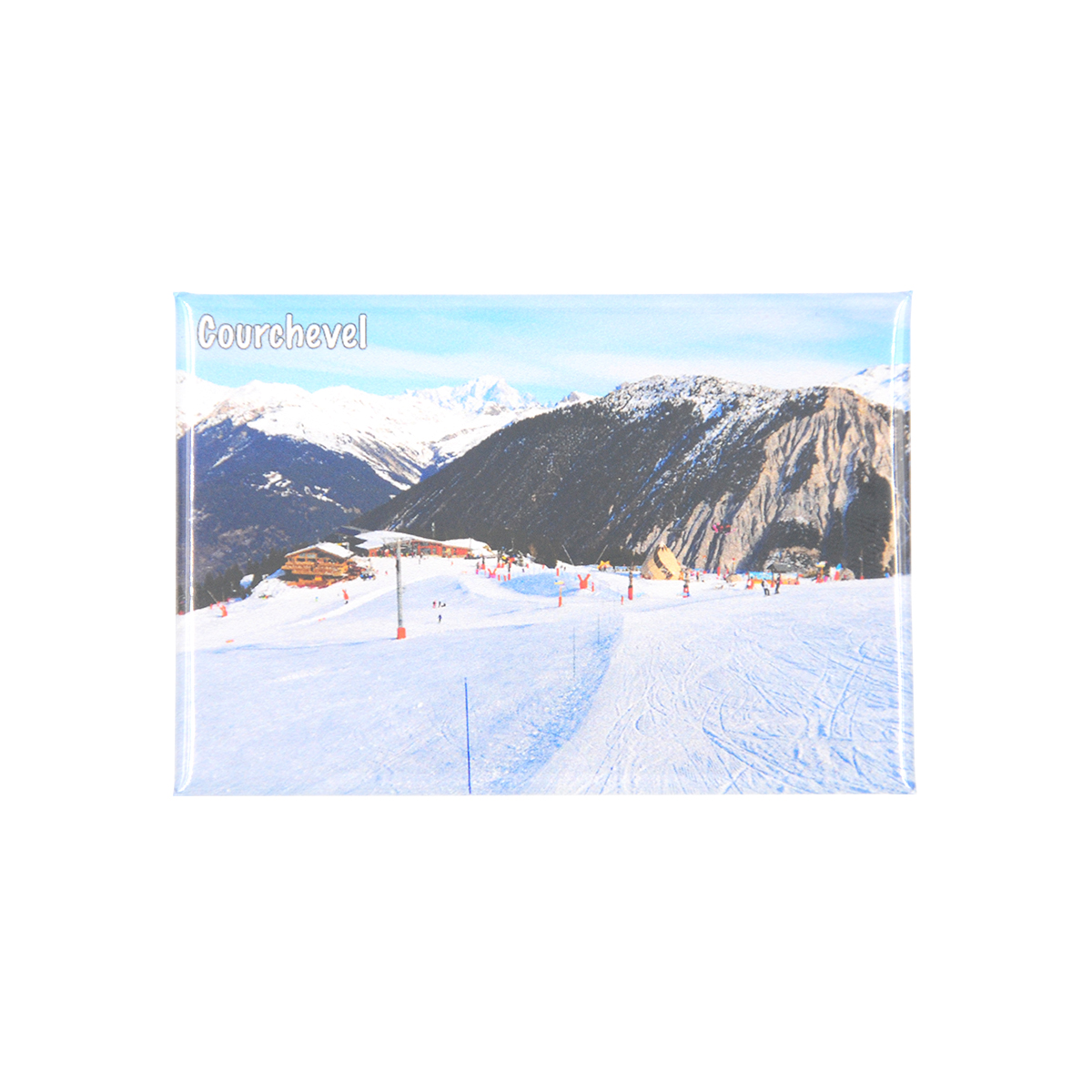 Magnet Courchevel 1650 Arrivée Ariondaz
