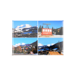 Magnet pêle-mêle photos Megève en hiver