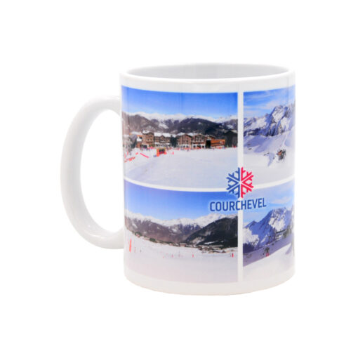 Mug pêle-mêle photos Courchevel hiver