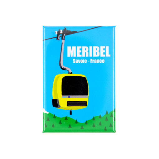 Magnet dessin télécabine Burgin Méribel