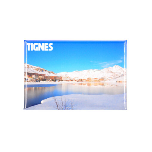 Magnet lac de Tignes hiver