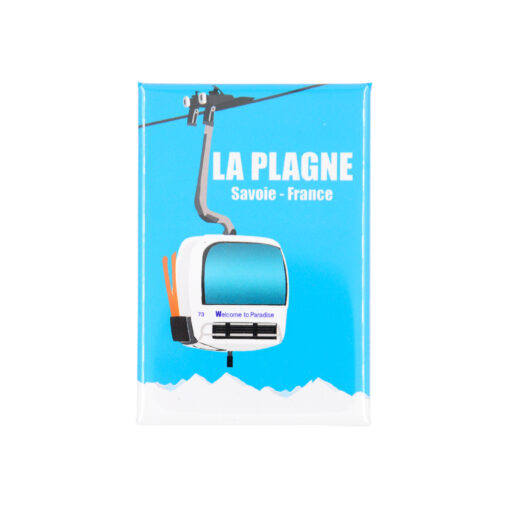 Magnet dessin télécabine La Plagne