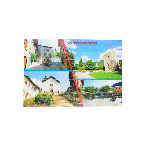 Puzzle photos pêle-mêle Cité Médiévale de Conflans