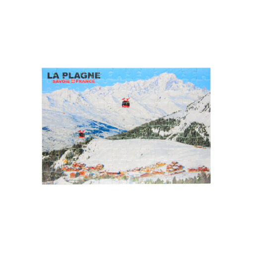 Puzzle photo La Plagne et le Mont-Blanc