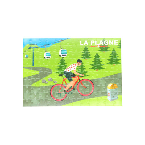 Puzzle dessin vélo La Plagne