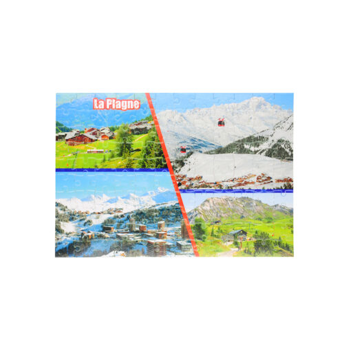 Puzzle photos été/hiver La Plagne Centre/Soleil