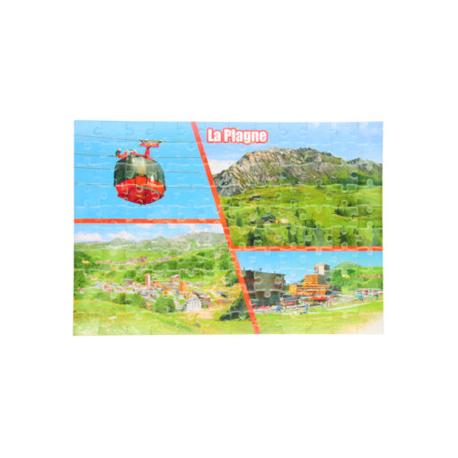 Puzzle photos été La Plagne Centre
