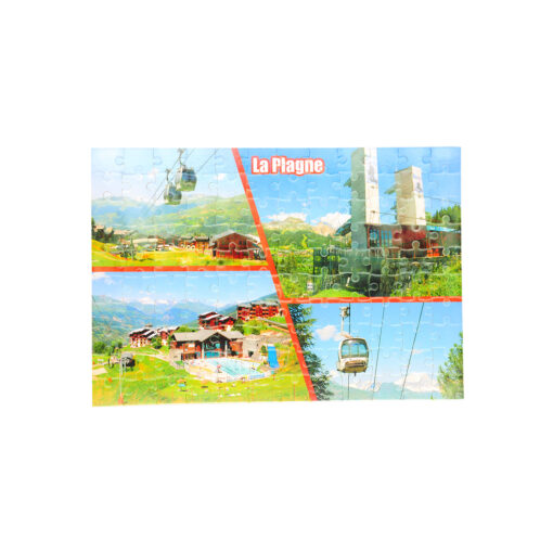 Puzzle photos été La Plagne Coches