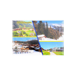 Magnet photos pêle-mêle Sainte-Foy-Tarentaise été/hiver