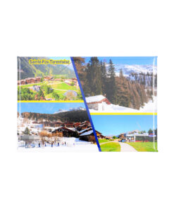 Magnet photos pêle-mêle Sainte-Foy-Tarentaise été/hiver