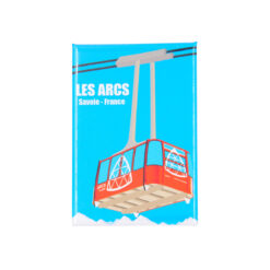 Magnet dessin téléphérique Les Arcs