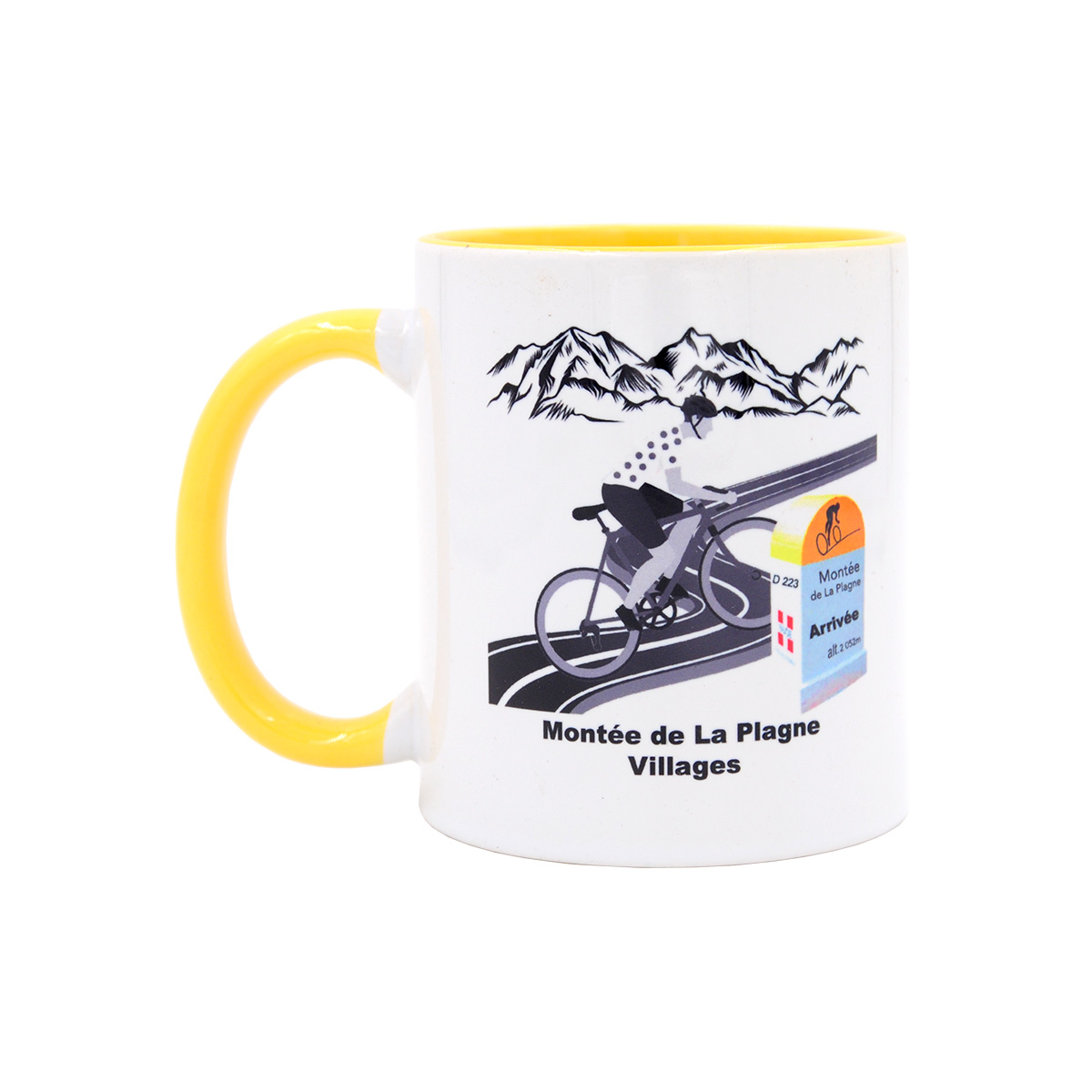 Mug vélo Montée de La Plagne Villages