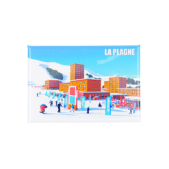 Magnet dessin La Plagne Centre