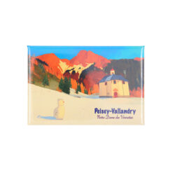 Magnet Notre-Dame des Vernettes dessin hiver