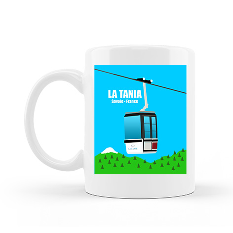 Mug dessin télécabine La tania – Image 2