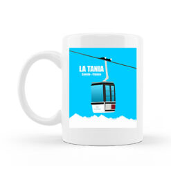 Mug dessin télécabine La tania