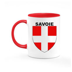 Mug rouge croix de Savoie