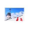 Magnet dessin vintage Courchevel