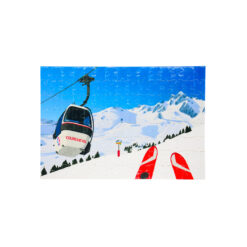 Puzzle dessin Courchevel et la Saulire