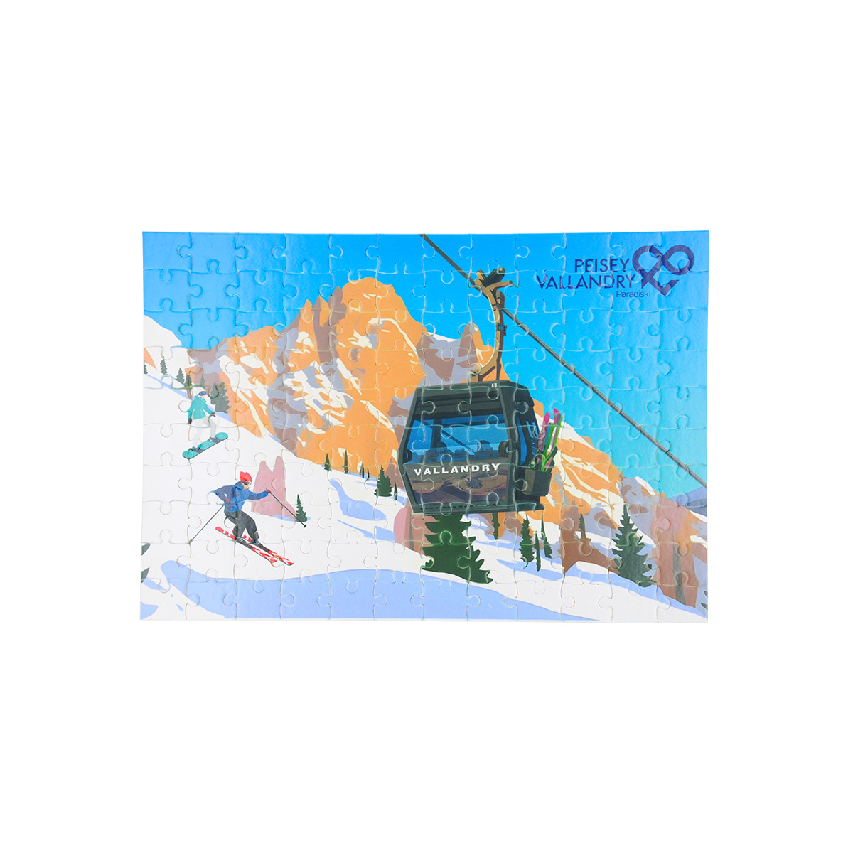 Puzzle dessin Peisey-Vallandry