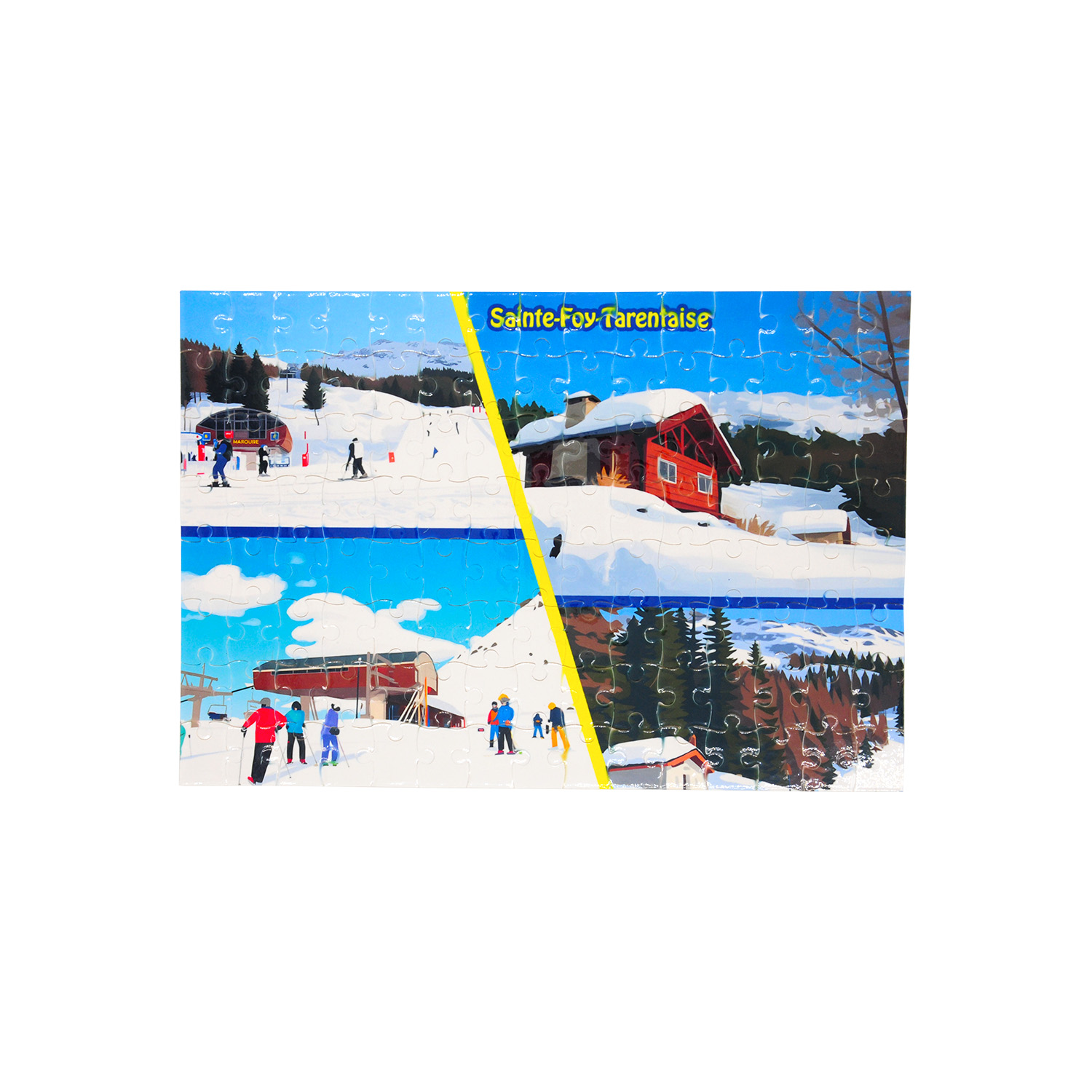 Puzzle dessins Sainte-Foy-Tarentaise