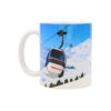 Mug dessin télécabine Saulire Courchevel