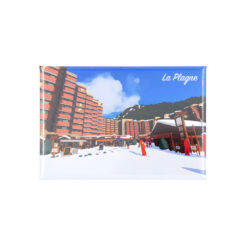 Magnet dessin La Plagne Bellecôte
