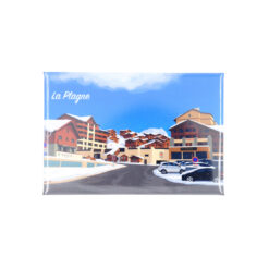 Magnet dessin La Plagne Soleil