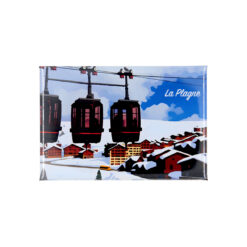 Magnet dessin entre La Plagne Soleil et Villages