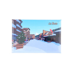 Magnet dessin La Tania et ses commerces