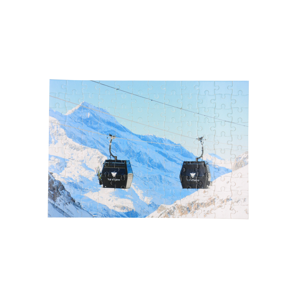 Puzzle photo télécabine Val d'Isère