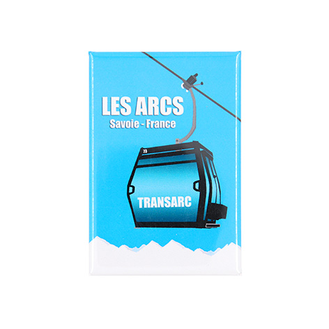 Magnet dessin télécabine Les Arcs