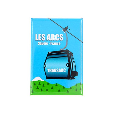 Magnet dessin télécabine Les Arcs – Image 2