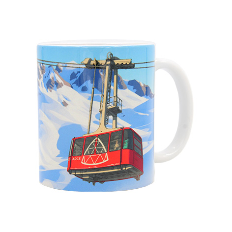 Mug dessin Hiver Les Arcs