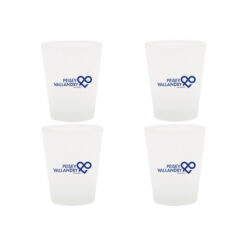 Lot de 4 verres logo Peisey-Vallandry