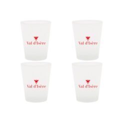 Lot de 4 verres logo Val d'Isère