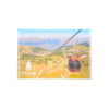 Magnet photo La Plagne en été et ses cabines