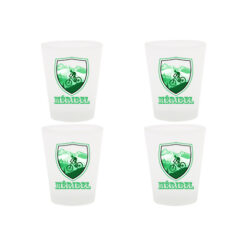 Lot de 4 verres blason VTT Méribel
