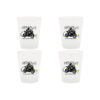 Lot de 4 verres moto Montée des Allues