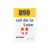 Magnet type borne Col de La Loze Méribel