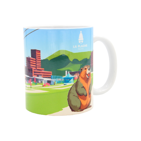 Mug dessin compo été La Plagne